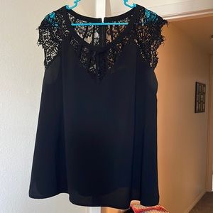 Truly Poppy plus size Black Cocktail shirt